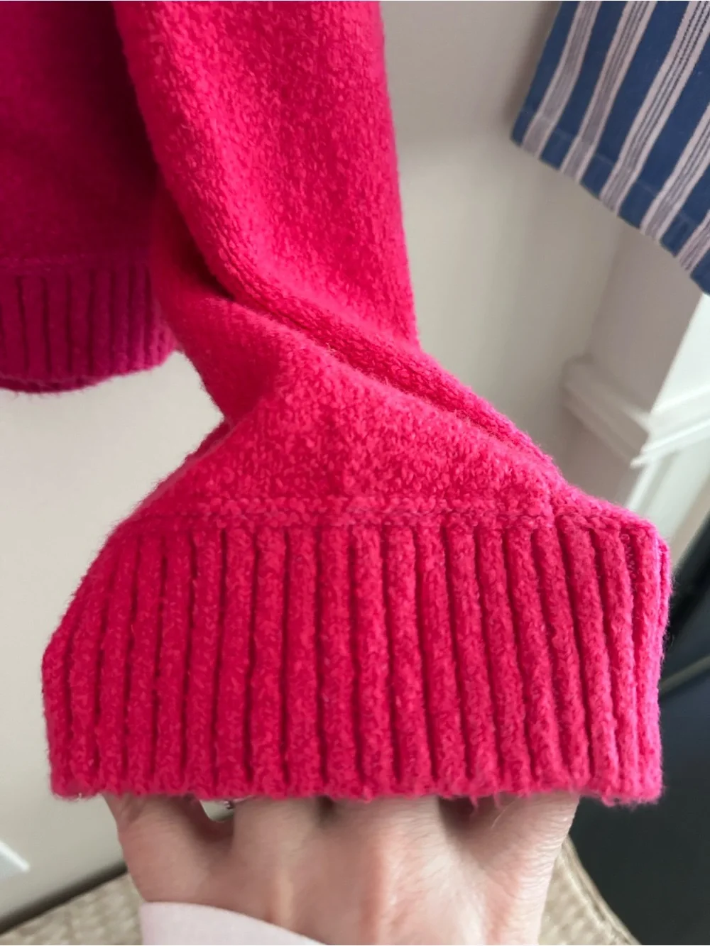 Lululemon Brushed Cotton Merino Blend Crewneck Sonic Pink!